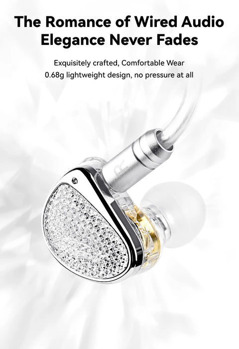 EarAcoustic Audio Sta-K DD HiFi In Ear Earphones high-resolution audio experience Headphones Monitor Noise Cancelling Headsets