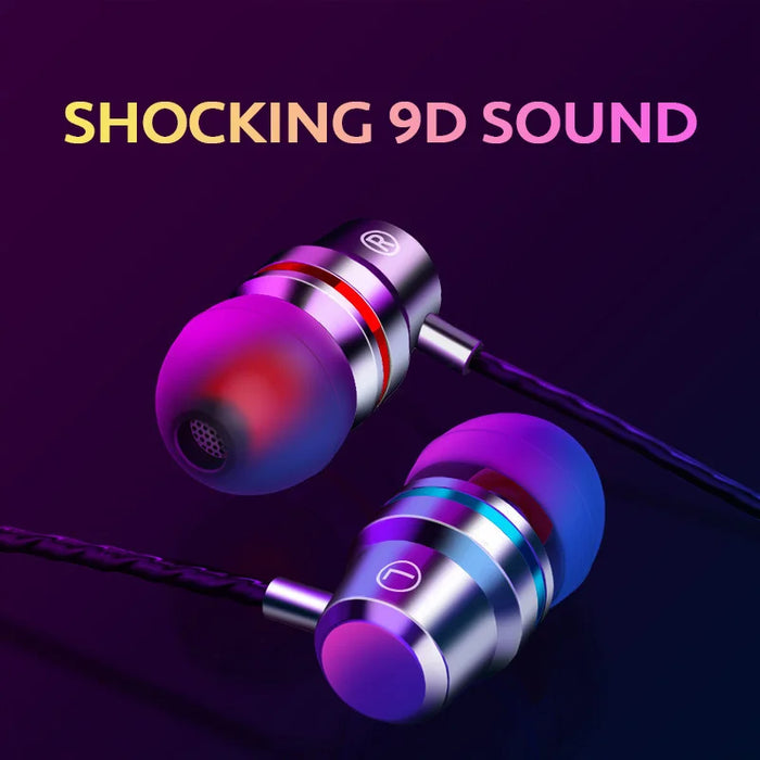 Professional Metal In-Ear Earphone Heavy Bass Music Headset Earbuds For JBL Oneplus 6 5T 5 3T 3 2 1 X One Plus Phone Earphone