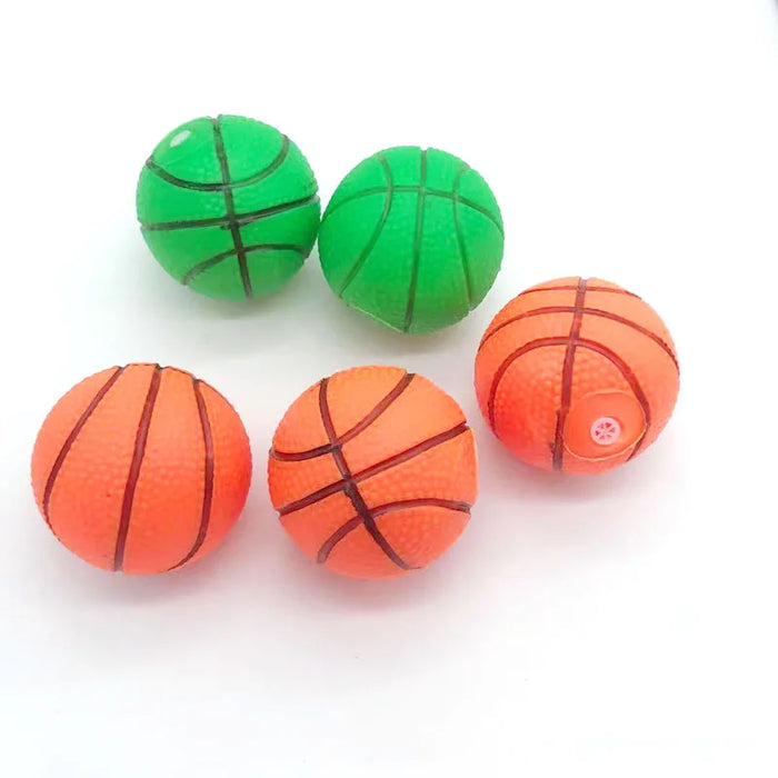 Squeaky Basket Ball Dog Toys Squeeze Sound Pet Cat Toy Dogs Toys for Small Medium Dogs Pet Toy Supplies Small Dogs