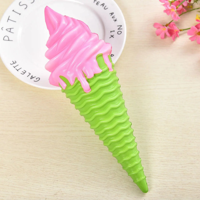 Squishies Colorful Ice Cream Squishy Slow Rising Soft Creative Squeeze Toy Simulation Stress Relief Funny Xmas Gift Toy for Kids