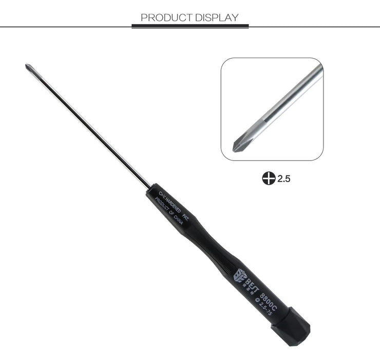 75mm Lengthened Magnetic Screwdriver PH00 PH000 1.5 2.0 Slotted Flatted Head For Mobile Phone Computer Disassemble Repair Tools