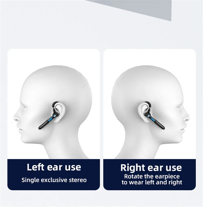 HiFi Earphones Bluetooth Headphones Handsfree Wireless Headset Business Headset Drive Call Sports Earphones for Smartphone