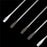 5pcs/lot Nonslip Handle Flat Head Slotted Screwdriver Mini Small Magnetic Precision Clear Screwdriver Home Repair Tool