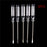 5pcs/lot Nonslip Handle Flat Head Slotted Screwdriver Mini Small Magnetic Precision Clear Screwdriver Home Repair Tool