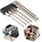 6Pcs 75mm Multifunctional Flat Head Slotted Screwdriver Set S2 Alloy Steel Slotted Tip Magnetic Slotted Screwdrivers Bits