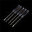 5pcs/lot Nonslip Handle Flat Head Slotted Screwdriver Mini Small Magnetic Precision Clear Screwdriver Home Repair Tool