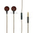 TMUSIC Earphones Flat Head In-Ear HiFi Earbud Beryllium Diaphragm Wired Bass Earbuds
