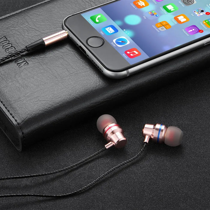 Professional Metal In-Ear Earphone Heavy Bass Music Headset Earbuds For JBL Oneplus 6 5T 5 3T 3 2 1 X One Plus Phone Earphone