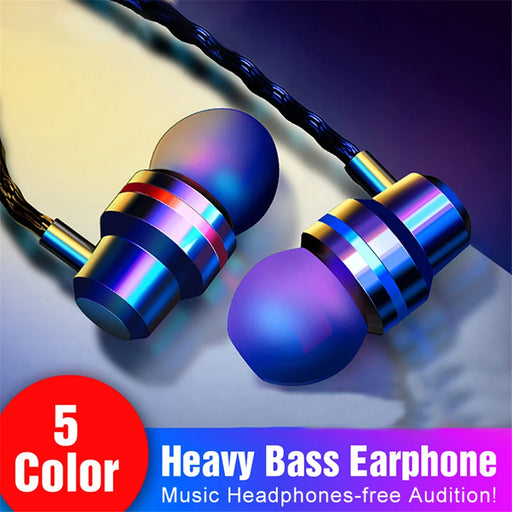 Professional Metal In-Ear Earphone Heavy Bass Music Headset Earbuds For JBL Oneplus 6 5T 5 3T 3 2 1 X One Plus Phone Earphone
