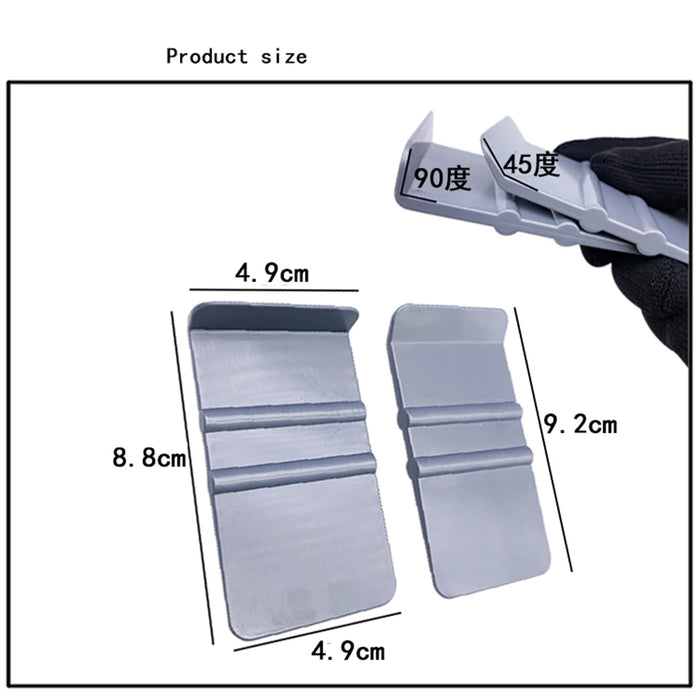 Pro Tint Angled Mini Squeegees In 45/90 Degree Curved Squeegee For Decals Sign car emblems Car Exterior Styling Badges,Decal k65