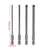 4 Pcs Slotted Screwdriver Bit 100mm 3mm-6mm Magnetic Flat Head 1/4'' Hex Shank Screw Driver For Hand Repair Tools Accessories