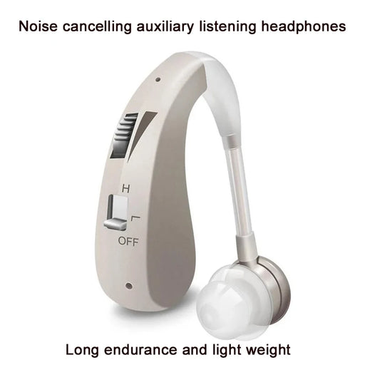 Single Rechargeable Headphone With Over The Ear Noise Cancelling Feature, Compact And Lightweight, Suitable For The Elderly