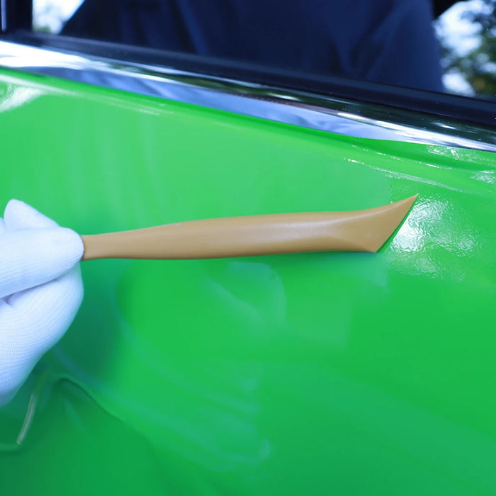 Vinyl Car Wrapping Flexible Micro Squeegee Curves Slot Tint Tool for Vehicle Wraps and Auto Stickers Installing Small Scraper