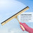 Squeegee All-Purpose Silicone Scrape Wall-mounted Stainless Steel Handle Wiper with Hook for Kitchen Bathroom Window Glass Clean