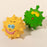 Latex Squeaky Emoji Face Spiky Ball - Pet Toy for Small Dogs, Teething & Teeth Cleaning, Fun Interactive Doggie Plaything
