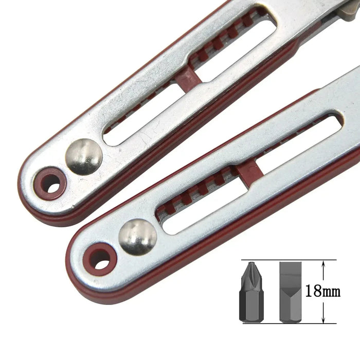 Magnetic Multifunction Bidirectional Forward & Reverse Ratchet Screwdriver Elbow Flat Head Wrench Cross Screwdriver Slotted Tool