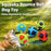 Squeaky Bounce Ball Dog Toy – Durable Chew-Resistant Toy with Sound Makers, Teething Relief Interactive Play for Boredom-Busting
