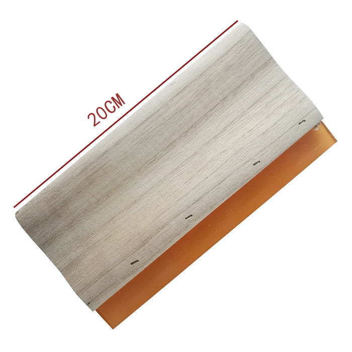 Screen Printing Squeegee Wooden Handle Squeegee Glue Screen Printing Glue Mouth Squeegee Wear Resistant Aluminum Emulsion Scoop