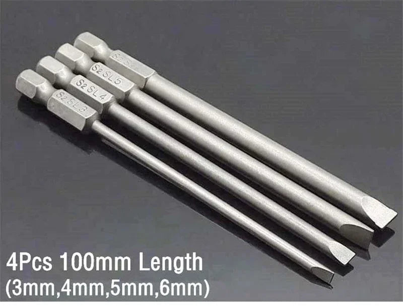 Screwdriver Set Strong Magnetic Batch Head Steel Slotted Phillips Screw Driver Bits Car Repair Utility Electric Tool Accessories