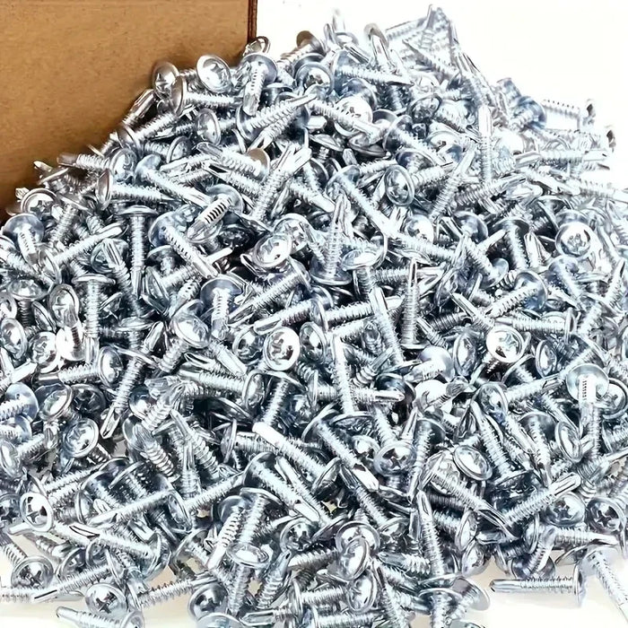 Flat Head Cross Phillips Self Drilling Screw DIY Large Cross Plate Head Drill Tail Full Thread Screws Fastener Stainless Steel