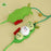 Cat Teaser Stick Toy Squeaky Bell Interactive Cute Pea Shape Bite Resistant Kitten Toy Teeth Cleaning Self High Cat Toy