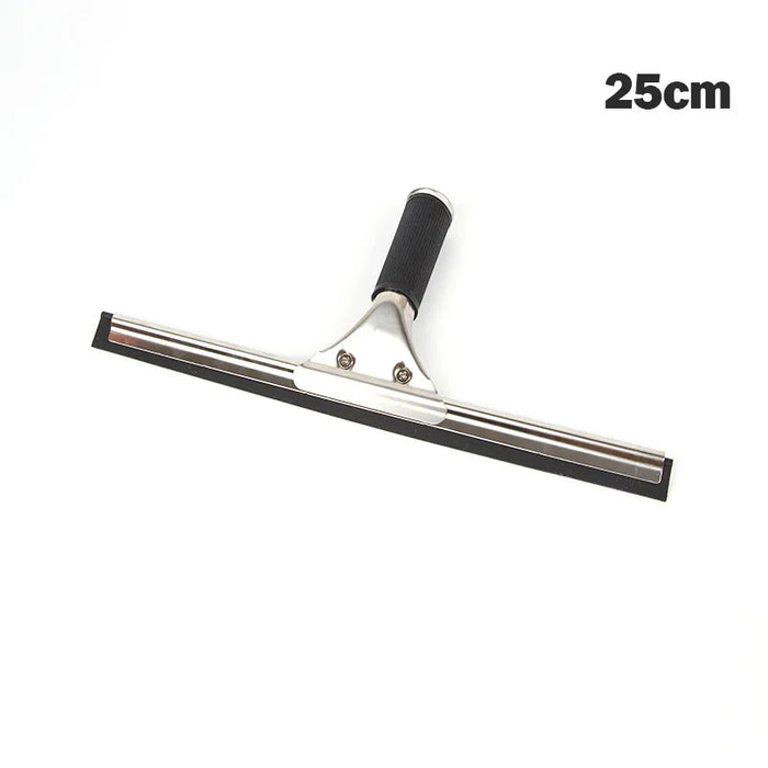 Squeegee For Shower Window Glass Stainless Steel Rubber Cleaning Brush Door Home Office Cleaner Streak-Free Car Glass 25/35/45cm