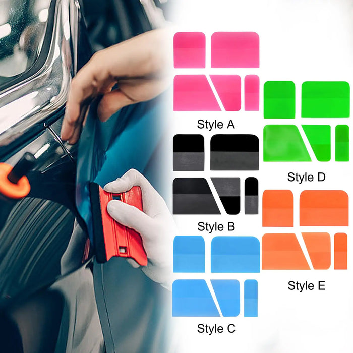 5Pcs Generic PPF Squeegees Accessories for Mirror Paint Protection Film Car Squeegee Window Tint Tool TPU Coating Scraper