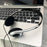 New Headphones Personality Retro Feelings Headset Black Fashion Style Headset Over Ear Earbud 3.5mm Wired Headset Photo Props