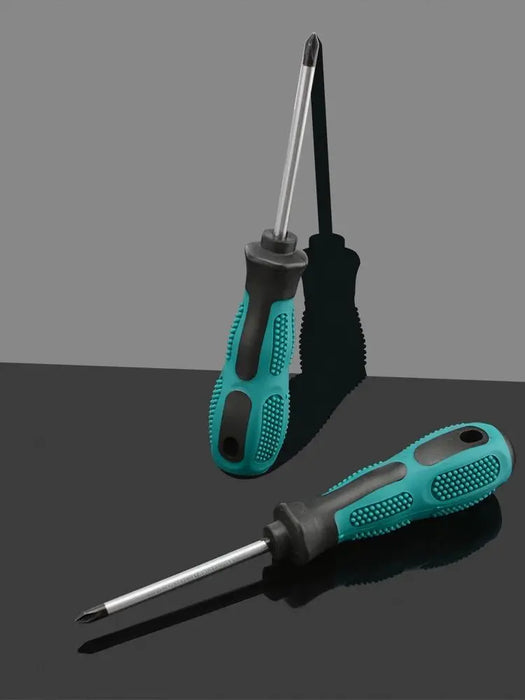 1PCS  Multifunctional Flat Head Cross Screwdriver Magnetic Screwdriver Household Basic Anti Slip Manual Screw Drive Tool