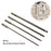 4Pcs 150mm Slotted Screwdriver Bit Set Magnetic Flat Head Screwdriver Bits 1/4" Hex Shank Screw Driver Hand Tools 3-6mm