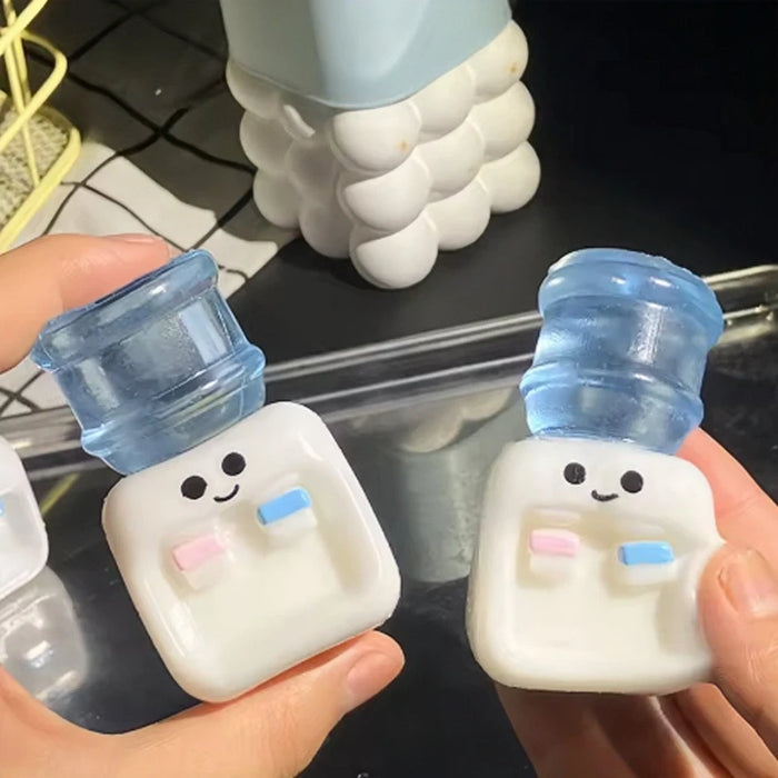 Squishy Water Dispenser Squeeze Toy Funny Stress Relief Decompression Fidget Toy for Adults and Children Squeeze Anti Stress Toy
