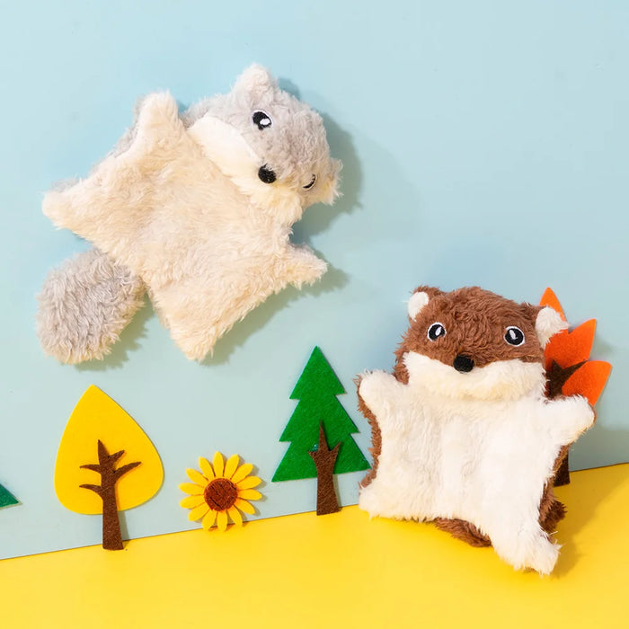 Funny Little Flying Squirrel Cat Toys Interaction Chew Molars Catnip Dog Toy Bite Resistance Puppy Kitty Toy Squeak Pet Supplies