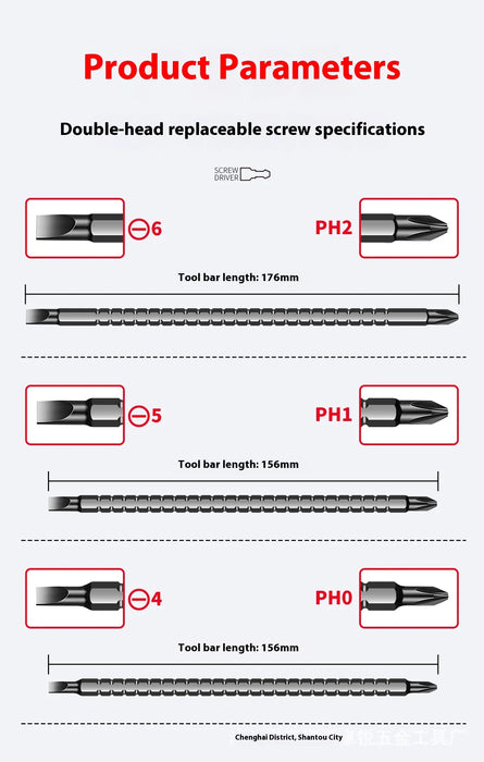 4/7/9/11 In 1 Magnetic Screwdriver Set Cross Flat Shaped Screwdriver Head Multifunctional Precision Handheld Maintenance Tool