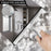 Shower Squeegee with Telescopic Handle Multifunctional Efficient Shower Squeegee with Hooks Window Glass Door Home Cleaner Tools