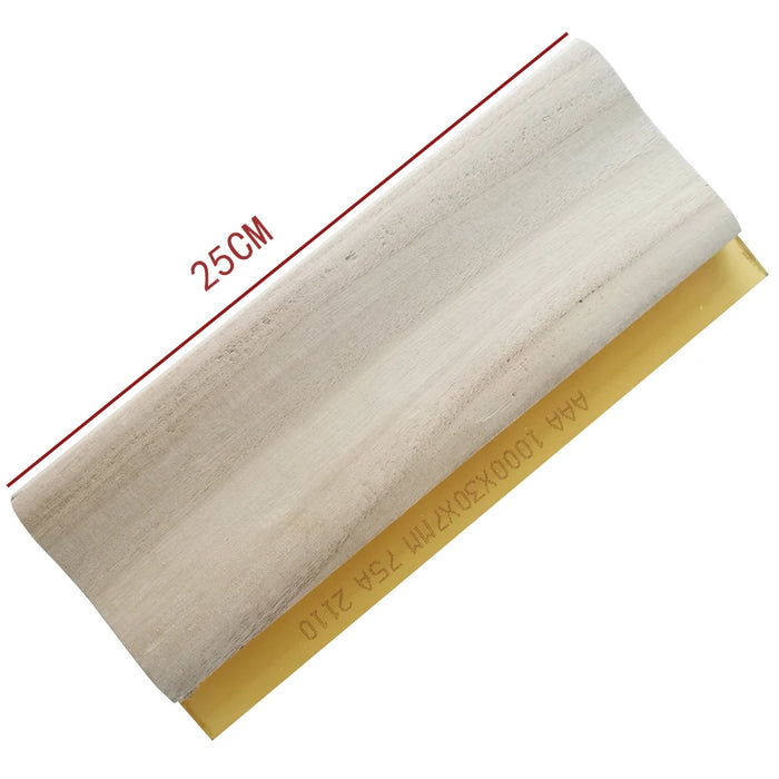 Screen Printing Squeegee Wooden Handle Squeegee Glue Screen Printing Glue Mouth Squeegee Wear Resistant Aluminum Emulsion Scoop