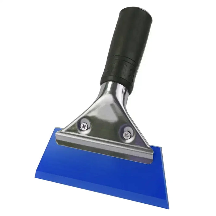 Car Squeegee with Stainless Steel Handle Rubber Snow Shovel Windshield Window Ice Scraper Car Wrap Air Bubble Remove Tool