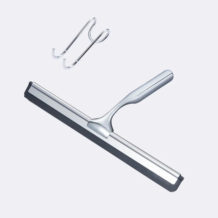 Premium Creative Steel Squeegee For Shower Doors, Bathroom, Window And Car Glass, All-Purpose Cleaning Glass Wiper