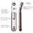 New Multifunctional Bidirectional Forward and Reverse Ratchet Screwdriver Elbow Flat Head Wrench Cross Screwdriver Slotted Tool
