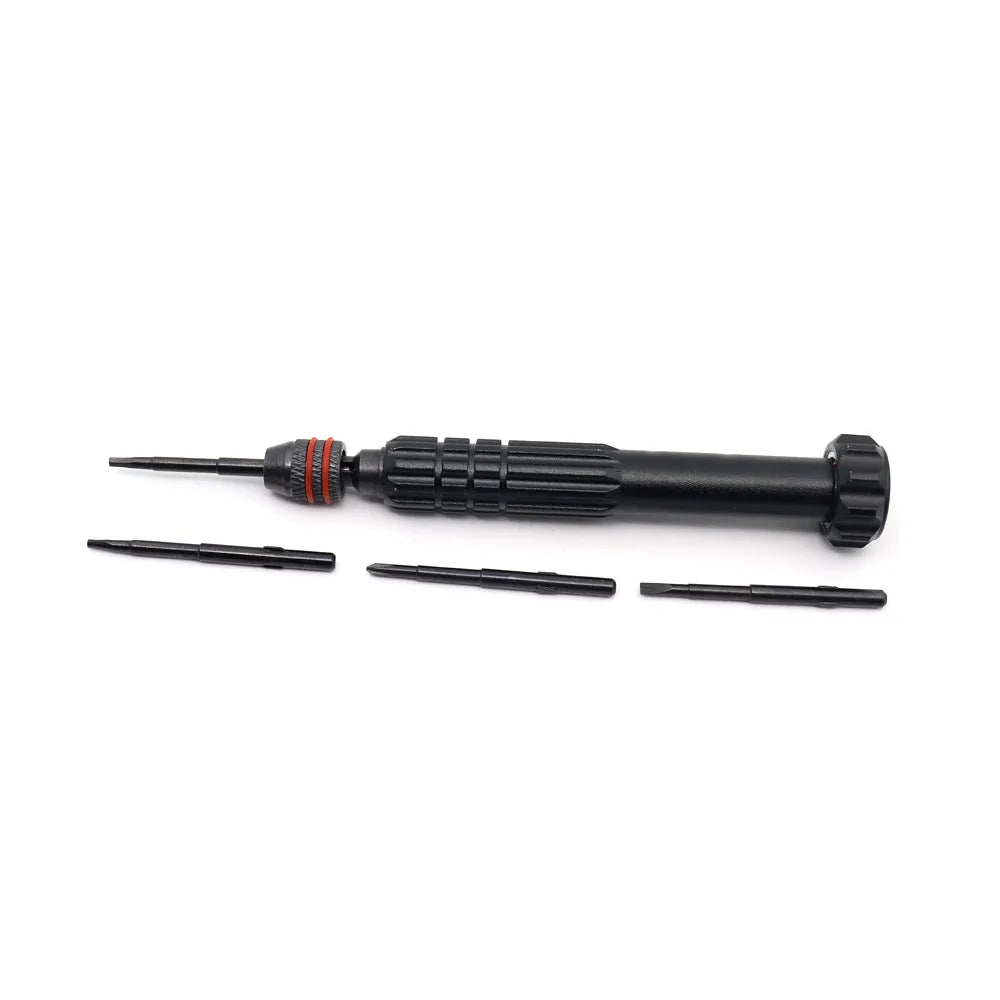 Flathead, Phillips & Pentagonal Bit Non-Slip Screwdriver - Multi-Functional Screwdriver for Disassembly
