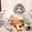 Plush Cartoon Puppy Dog Toys Pet Dog Chew Squeak Toys for Small Dogs Teeth Grinding Cleaning Are Not Easily Deformed Pet Toys