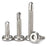 Flat Head Hexagonal Drill Tail Self-tapping Screw M5.5 M6  410 Stainless Steel Allen Inverted Screw Drilling Tail Bolt