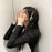 New Headphones Personality Retro Feelings Headset Black Fashion Style Headset Over Ear Earbud 3.5mm Wired Headset Photo Props
