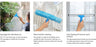 35cm Window Squeegee as a Combination Set, Window Cleaning Professional Set, Shower Squeegee Window Glass Squeegee for door car
