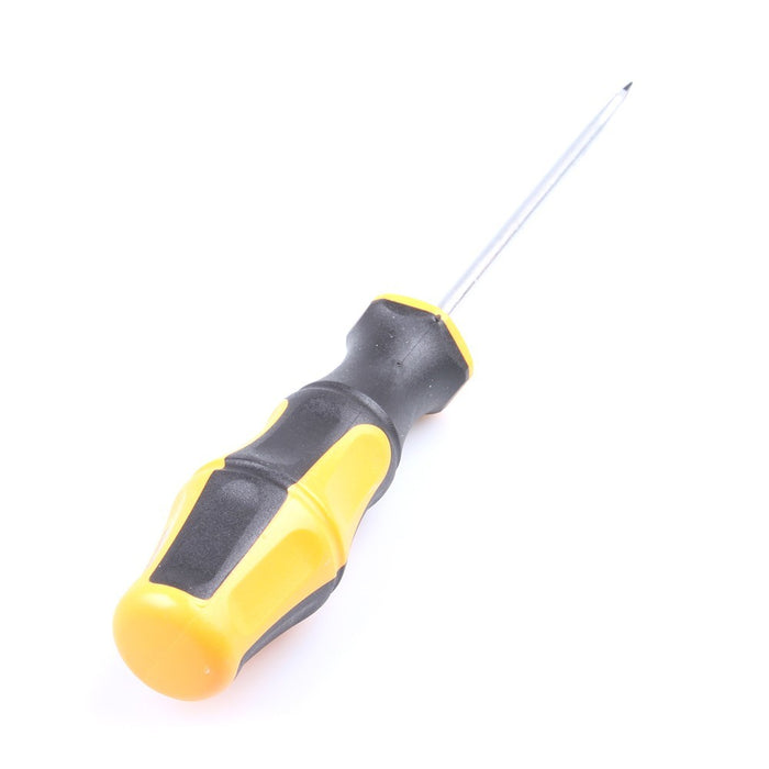 1pc Magnetic Slotted Flat Head Screwdriver Multifunctional Household Basic Anti Slip Manual Screw Drive Tool