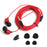 3 Meters Length Wired Earphones In-ear Earbuds Monitor Headphone 3.5mm Noise Cancel Headset Live Stereo Headphones with Mic