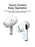 Wireless Headphones - for sports. Stereo sound, high-fidelity stereo music and microphone. Low-latency headphones.