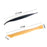 Vinyl Car Wrapping Flexible Micro Squeegee Curves Slot Tint Tool for Vehicle Wraps and Auto Stickers Installing Small Scraper