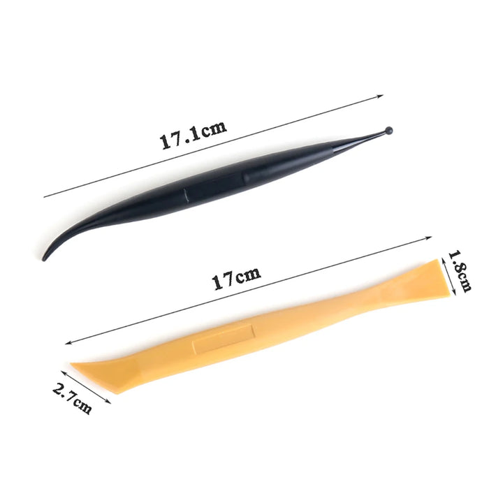 Vinyl Car Wrapping Flexible Micro Squeegee Curves Slot Tint Tool for Vehicle Wraps and Auto Stickers Installing Small Scraper