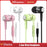 3.5mm Wired Headphones In Ear Headset Wired Earphones with Microphone Bass HiFi Stereo Earbuds Sports In-line Control For Phones