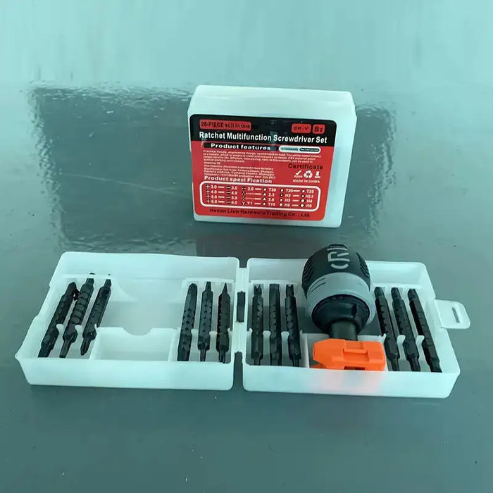 18/26/36 In 1 Magnetic Screwdriver Set Cross Flat Shaped Screwdriver Head Multifunctional Precision Handheld Maintenance Tool